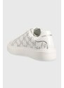 Kožené sneakers boty Karl Lagerfeld Maxi Kup bílá barva