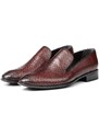 Ducavelli Alligator Genuine Leather Men's Classic Shoes, Loafers Classic Shoes, Loafers.