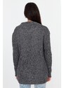 Trendyol Anthracite Button Detailed Knitwear Cardigan