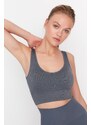 Trendyol Smoky Seamless/Seamless Support/Shaping Knitted Sports Bra