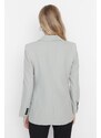 Trendyol Mint Woven Lined Double Breasted Closure Blazer Jacket