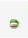 Zelené holčičí květované pantofle Richter - Holky