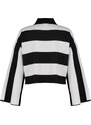 Trendyol Black Color Block Knitwear Sweater