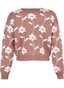 Trendyol Pale Pink Jacquard Knitwear Cardigan