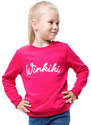 Winkiki Kids Wear Dívčí mikina Winkiki - malinová