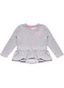 Winkiki Kids Wear Dívčí mikina Magic - šedý melanž