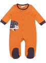 Winkiki Kids Wear Chlapecké dupačky Ježek - oranžová