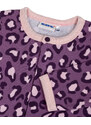 Winkiki Kids Wear Dívčí dupačky Cute Cat - fialová