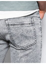 Ombre Clothing Pánské džínové kalhoty SKINNY FIT - šedé V1 P1062