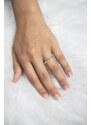 OLIVIE Stříbrný prsten DIADÉM 5836