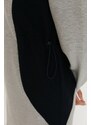 Černo-šedé žíhané mikinové šaty s kapucí Trendyol - Dámské