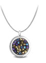 Jewellis ČR Jewellis ocelový náhrdelník Crystal Rocks s krystaly Swarovski - Crystal Heliotrope