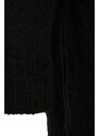 Trendyol Black Wide Fit Soft Textured Knitwear Cardigan