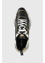 Kožené sneakers boty Armani Exchange černá barva, XDX104 XV580 S038