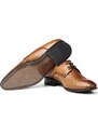 Ducavelli Croco Genuine Leather Men's Classic Shoes, Derby Classic Shoes, Lace-Up Classic Shoes.