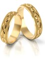 Linger Zlaté snubní prsteny NR125