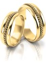 Linger Zlaté snubní prsteny NR185