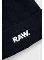 Čepice G-Star Raw tmavomodrá barva,