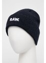 Čepice G-Star Raw tmavomodrá barva,