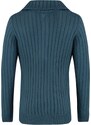 Trendyol Indigo Men's Slim Fit Half Turtleneck Turtleneck Zipper Knitted Detailed Knitwear Sweater