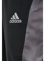 Tepláky adidas Performance pánské, černá barva, s potiskem