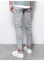 Buďchlap Riflové kalhoty v šedé barvě P1062