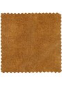 Hoorns Hnědý kožený polštář Bearny 30 x 70 cm