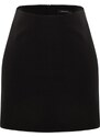 Trendyol Black Mini Woven Skirt