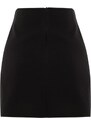 Trendyol Black Mini Woven Skirt