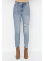 Trendyol Jeans - Blau - Mom