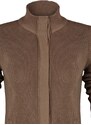 Trendyol Mink High Neck Knitwear Cardigan