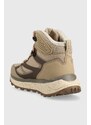 Boty Jack Wolfskin Terraventure Texapore Mid dámské, béžová barva, zateplené