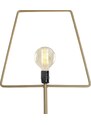 Nordic Design Zlatá kovová stojací lampa Jolita 177 cm