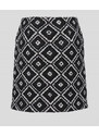 SUKNĚ KARL LAGERFELD BOUCLE WRAP SKIRT