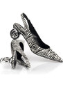 LODIČKY KARL LAGERFELD AMULET SHARP TOE SLINGBACK