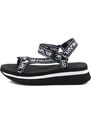 SANDÁLE KARL LAGERFELD VELOCITA WEDGE KARL CARES WEB STRAP