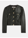 BUNDA TRUSSARDI JACKET SOFT FAKE LEATHER