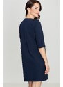 LENITIF Dámské tmavě modré šaty Tmavě modrá