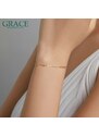 GRACE Silver Jewellery Stříbrný náramek Stefany Gold, stříbro 925/1000