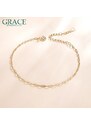 GRACE Silver Jewellery Stříbrný náramek Stefany Gold, stříbro 925/1000