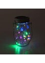 Bezdoteku LEDSolar solární závěsná vánoční sklenice s řetězem multicolor 2 ks, iPRO, 1W, multicolor