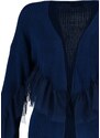 Trendyol Navy Blue Tulle Knitwear Cardigan