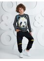 mshb&g Street Panda Boy T-shirt Pants Suit