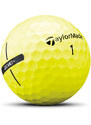 TaylorMade balls Distance+ 2-plášťový 3ks - žluté