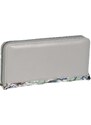 CAVALDI GROSSO Kožená dámská peněženka v barevném motivu RFID šedá v dárkové krabičce PN25