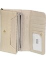 Barebag GROSSO Kožená dámská peněženka RFID béžová v dárkové krabičce