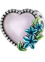 Royal Fashion stříbrný přívěsek Romantické květované srdce BSC627