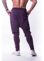 Nebbia Drop Crotch tepláky 729 - burgundy