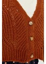 Trendyol Tile Button Detailní Crop Knitwear Cardigan