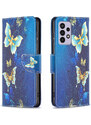 Pouzdro MFashion Samsung Galaxy A33 5G - modré - Motýli